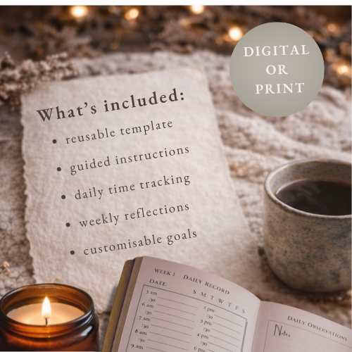 'Why I Am Terribly Busy' A 30-Day Tracker for the Overwhelmed & Curious