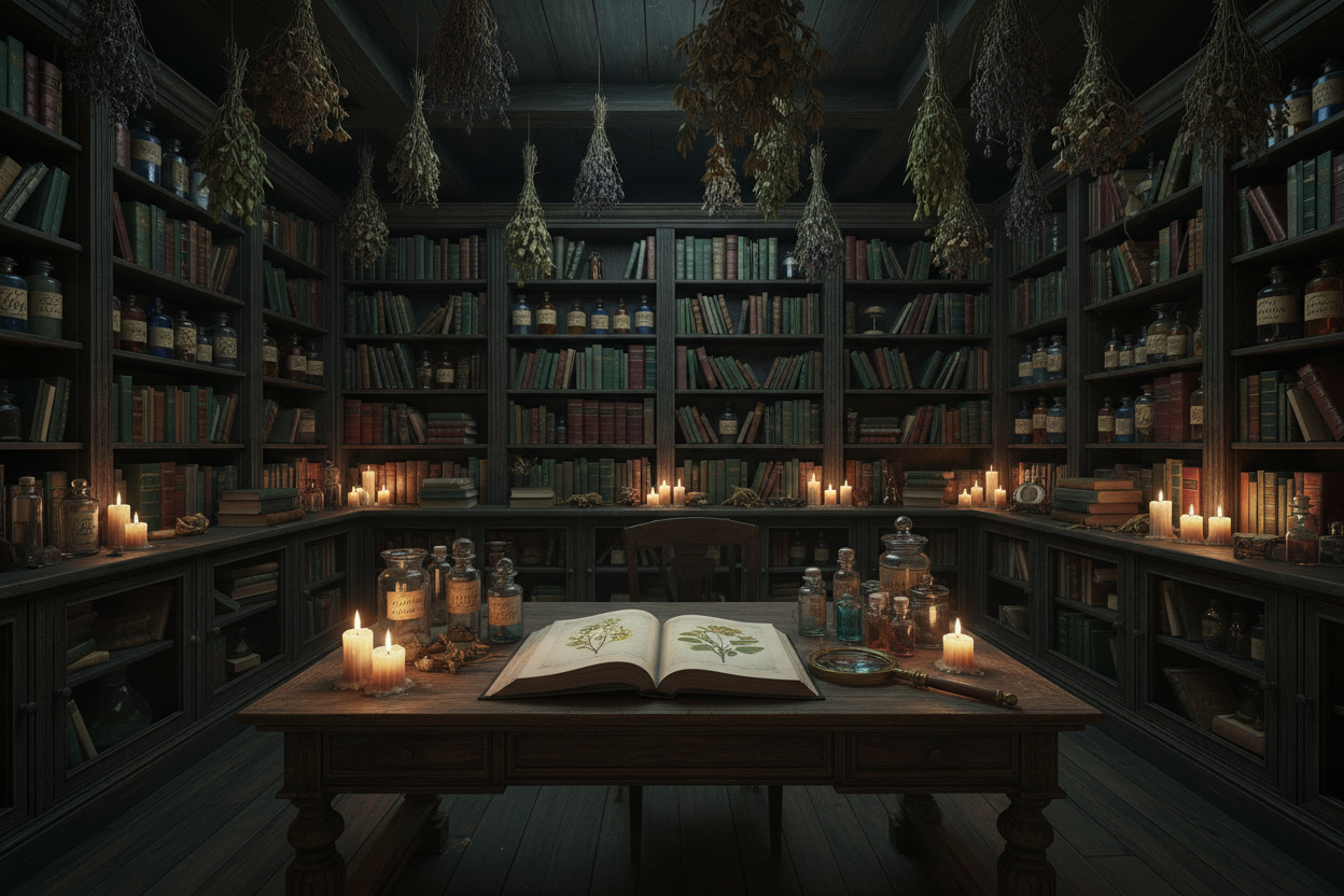 apothecary library